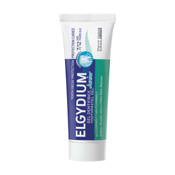 ELGYDIUM Junior Protection Caries Menthe douce  7/12 ans - Dentifrice enfant
