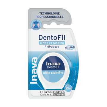 Inava DENTOFIL White Expanding - fil dentaire antiplaque