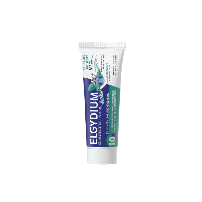 ELGYDIUM Junior Protection Caries Menthe douce 7/12 ans - Dentifrice enfant main product photo