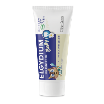 ELGYDIUM Baby 6 mois/2 ans - Dentifrice enfant certifié BIO