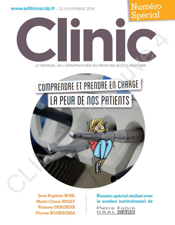 Comprendre & Prendre en charge la peur de nos patients - ADF 2016