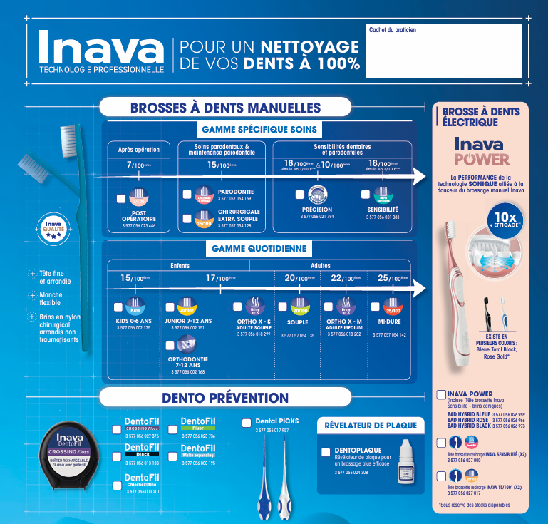 Ordonnancier Inava 